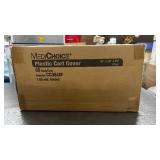 1 Case (50 each) NEW MediChoice CC3848F 38" x 26" x 48" 1.85 mil Non-Sterile Folded Plastic Cart Cover - Clear