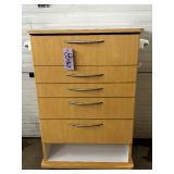 5-Drawer Rolling Storage Supply Cabinet – Smooth-Rolling Casters – Great Condition!