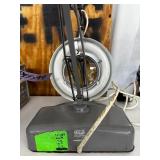 Vintage Luxo Magnifier Work Table Lamp – Adjustable Brightness, Flexible Arm – Great Condition!