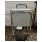 Charnstrom Rolling Mailroom Delivery Mail Cart  – Sturdy Steel Frame, Multi-Purpose Storage – Great Condition!