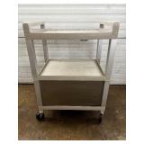 Mobile Rolling Service Supply Cart – Easy Workspace Movement, Durable and Ergonomic Design – Great Condition!