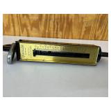 Chatillon Type-130 Iron Clad Mechanical Hanging Spring Scale - Recessed Pointer for Protection and Embossed Numbers for Easy Readability - Great Condition!