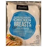Individually Frozen Boneless Skinless Chicken Breasts with Rib Meat 3lbs