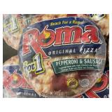 B - Set of 8 Roma Original Pepperoni & Sausage Pizzas