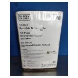 BLACK+DECKER 50-Pint Portable Dehumidifier