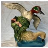 Vintage Jim Beam Whiskey Decanter Ducks Unlimited 40th Anniversary