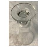 7 Piece Cordial Barware Set - Silverplated Stand and 6 Crystal Glasses