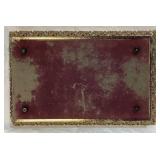 Vintage Gold Vanity Mirror with 11 Vintage Perfume Bottles