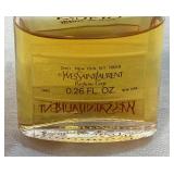 Vintage Gold Vanity Mirror with 11 Vintage Perfume Bottles