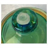 Vintage Gold Mirror with Glass Bottle Collection