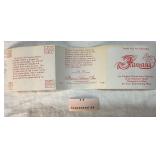 Princess House Fantasia Glass Mug - Embossed Poinsettia Floral Pattern