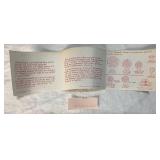 Princess House Fantasia Glass Mug - Embossed Poinsettia Floral Pattern