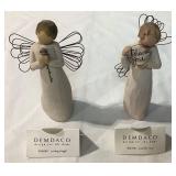 Willow Tree Angels -"Just for You", Loving Angel, Truly Golden Angel, Happiness Angel and Happiness Ornament