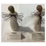 Willow Tree Angels -"Just for You", Loving Angel, Truly Golden Angel, Happiness Angel and Happiness Ornament