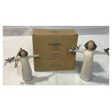 Willow Tree Angels -"Just for You", Loving Angel, Truly Golden Angel, Happiness Angel and Happiness Ornament