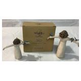 Willow Tree Angels -"Just for You", Loving Angel, Truly Golden Angel, Happiness Angel and Happiness Ornament