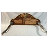 Hollywood Regency Vintage Italian Gilt Gold & Onyx Stone Console Table