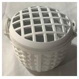 Vintage Glass and Cast Iron Flower Frogs