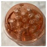 Vintage Glass and Cast Iron Flower Frogs