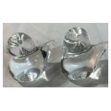 Vintage Glass Bird Collection - 5 Pieces