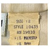 Vintage Alfred Shaheen The Master Printer Tunic Dress Size 12