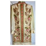 Vintage Alfred Shaheen The Master Printer Tunic Dress Size 12