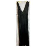 Vintage Medium Black Nightgown 3 pc Set by Undercover Wear
