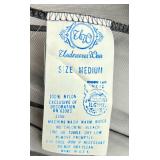 Vintage Medium Black Nightgown 3 pc Set by Undercover Wear