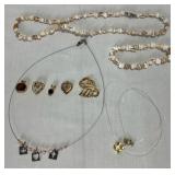 Costume Jewelry Bundle of Necklaces and Bracelets