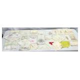 Vintage Embroidered Linen Bundle #2 - Assorted Colors