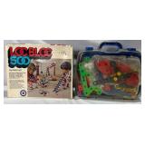 Vintage Building Toys - Erector Set and Loc Bloc 500