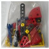 Vintage Building Toys - Erector Set and Loc Bloc 500