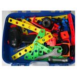 Vintage Building Toys - Erector Set and Loc Bloc 500