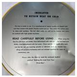 Vintage Hiawatha Glass Lined Thermos Jug and Pik-Nik Cooler Bucket with Dual Purpose Ice Chambers (2)