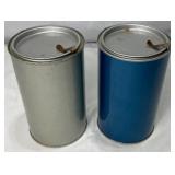 Vintage Hiawatha Glass Lined Thermos Jug and Pik-Nik Cooler Bucket with Dual Purpose Ice Chambers (2)