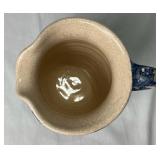 Vintage Pitcher Collection - Victoria Ware Ironstotne Pitcher & Basin, Blue Spongeware Pitcher and Salt Glaze Stoneware Pitcher