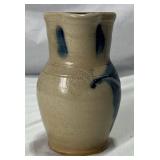 Vintage Pitcher Collection - Victoria Ware Ironstotne Pitcher & Basin, Blue Spongeware Pitcher and Salt Glaze Stoneware Pitcher