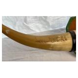 Vintage 1958 Mounted Bull Horns - Tijuana Mexico