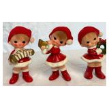 Vintage Napcoware Christmas Pixie Collection - Set of 6
