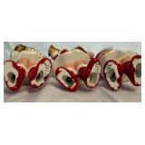 Vintage Napcoware Christmas Pixie Collection - Set of 6