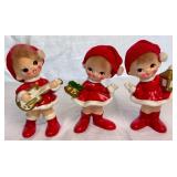 Vintage Napcoware Christmas Pixie Collection - Set of 6