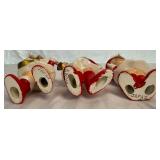 Vintage Napcoware Christmas Pixie Collection - Set of 6