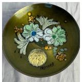 Asian Collection - Plate, Bowls, Vase, Small Screen, Fan, Tumbler & Tray and Sacha B Brastoff Enameled Dish