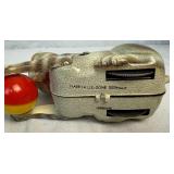 Vintage Wind Up Toys - Blic Clown Riding Scooter Toy, US Zone Germany Metal and Two Marx Leopard & Tiger