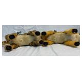 Vintage Wind Up Toys - Blic Clown Riding Scooter Toy, US Zone Germany Metal and Two Marx Leopard & Tiger