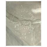 Vintage Fire King Red to Orange Ombre Mixing Bowls, Lidded Dish and 2 Sapphire Blue Bowls