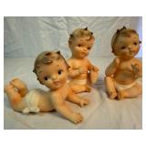 Vintage Napco Collection of Piano Babies and Napcoware Children Figurines