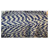 Two Crocheted Throw Blankets