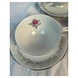 Royal Swirl Fine China Set from Japan - 8 Place Settings