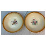 Vintage Floral Dinnerware from Edwin Knowles Vitreous China, Homer Laughlin China and C.C. Thompson